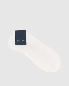 Bresciani White short cotton socks MP009RI0006BR