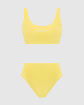 Balmain Yellow swimsuit BKBS02490