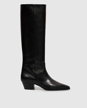 Aeyde Medea black leather boots KB0619002001225