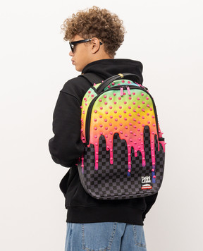 Sprayground Children's black backpack WYNWOOD WALLS COLLAB DAN LAM DRIPS 910B6685NSZ