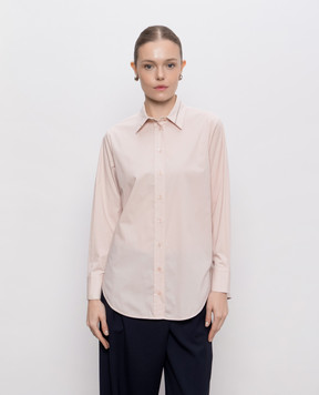 Peserico Pink shirt with monil chain A0669608928