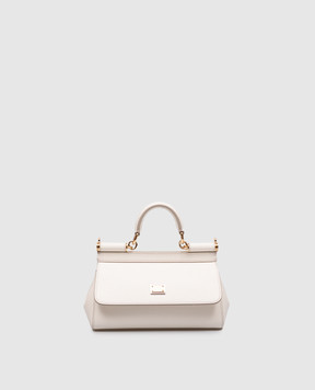 Dolce&Gabbana Sicily white leather mini bag BB7116B1001