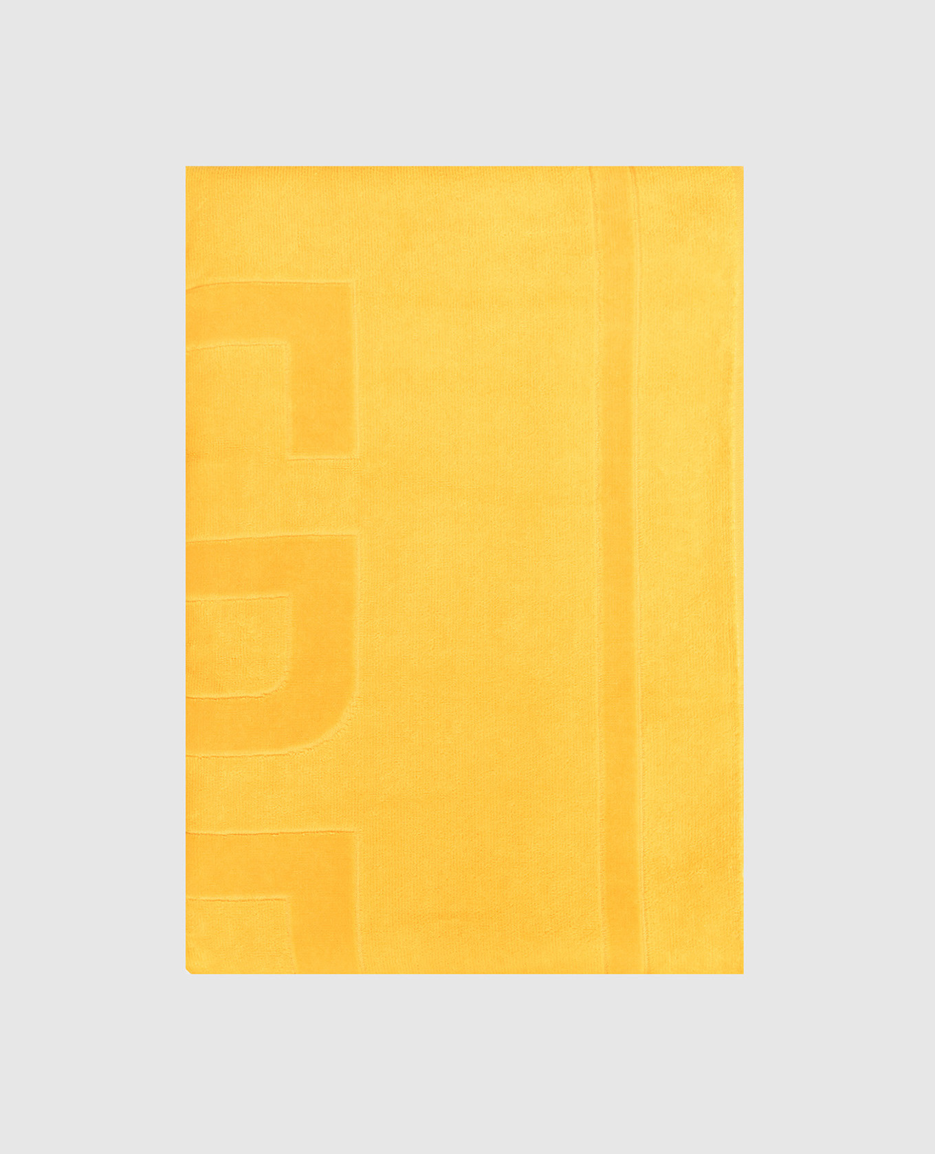 

Orange terry beach towel with logo Vilebrequin