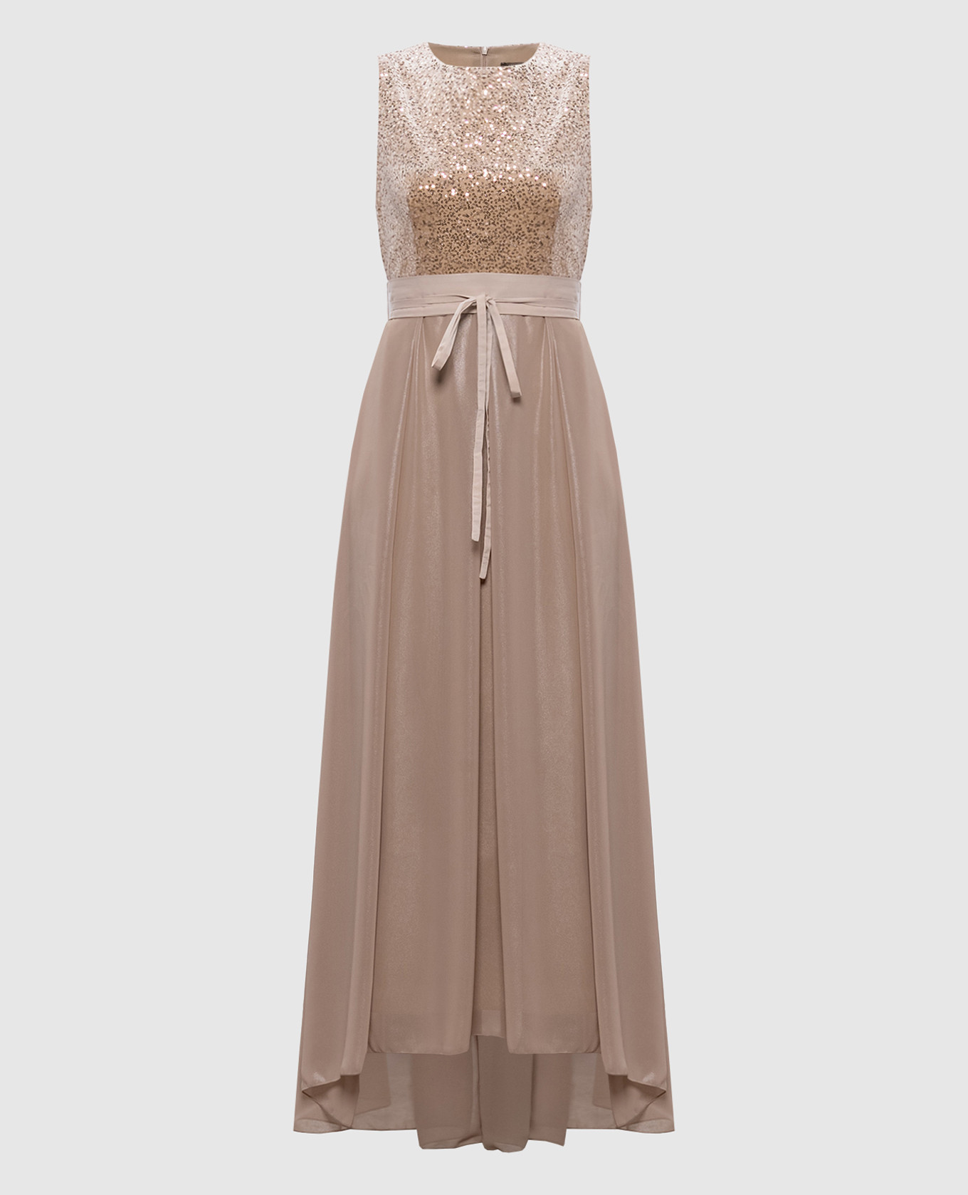 

Beige dress with sequins Peserico