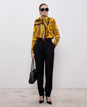 Balmain Black wool pants FF0PN190WC09