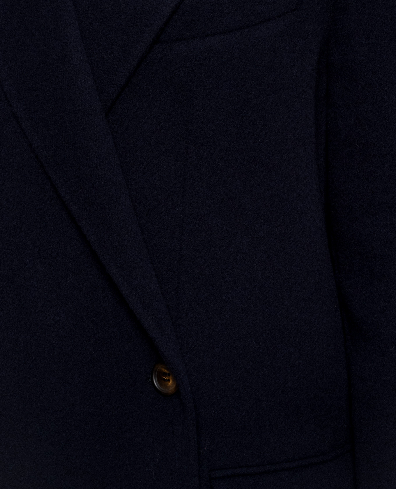 Blue double-breasted wool and cashmere coat Brunello Cucinelli 5