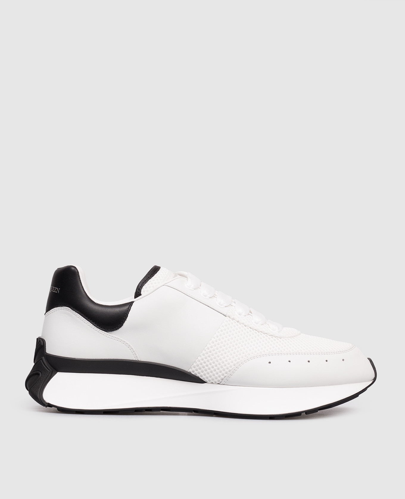 

White combination sneakers with logo Alexander McQueen