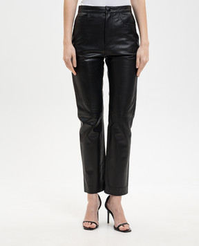 Twinset Black leather pants 261TP2011