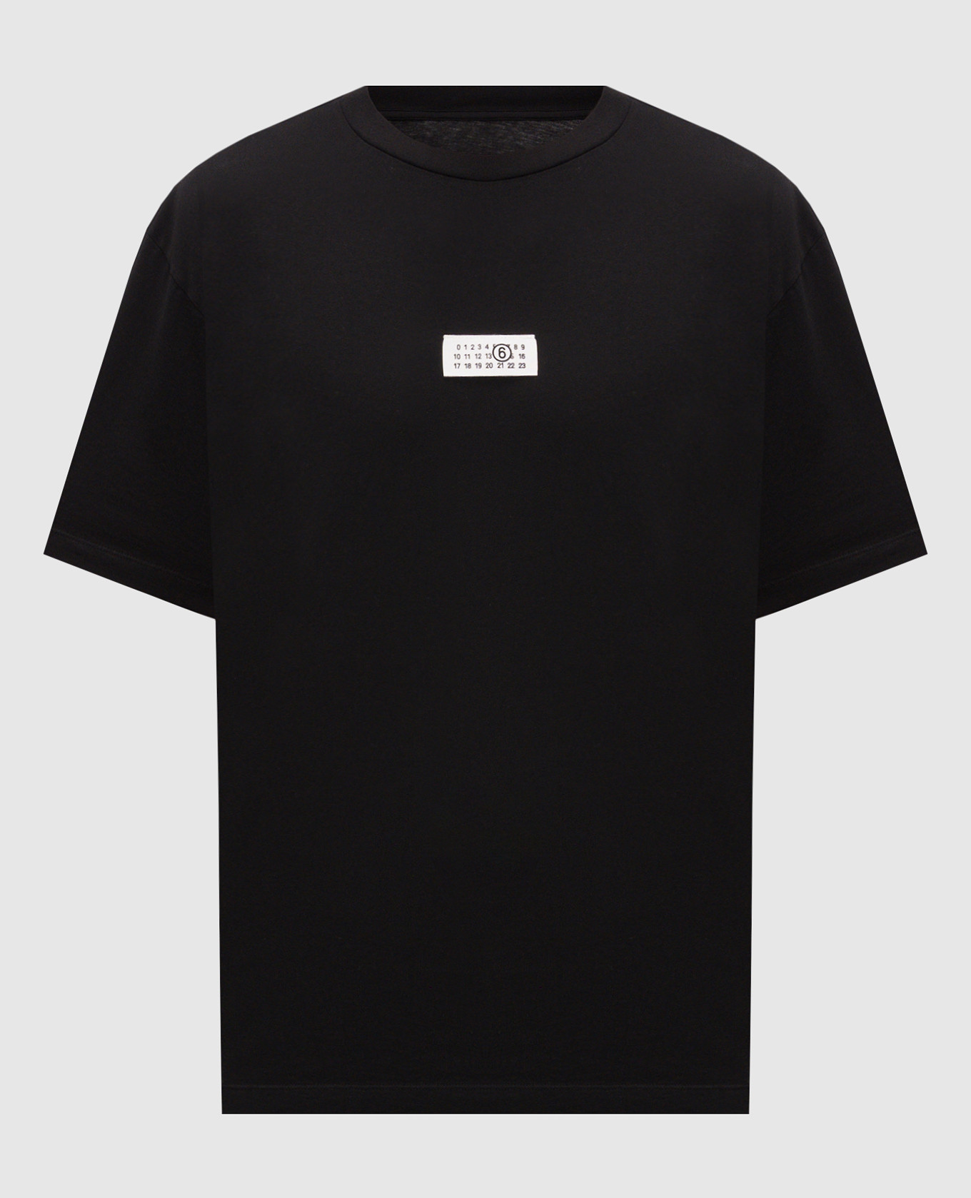 Black T-shirt with patch