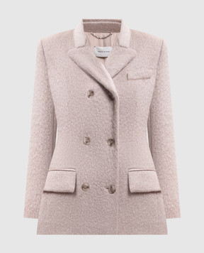 Magda Butrym Beige double-breasted wool jacket BLAZER01139926