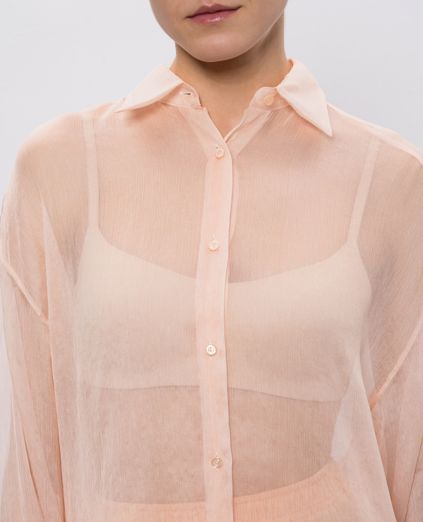 Pink silk blouse Ermanno Scervino 5