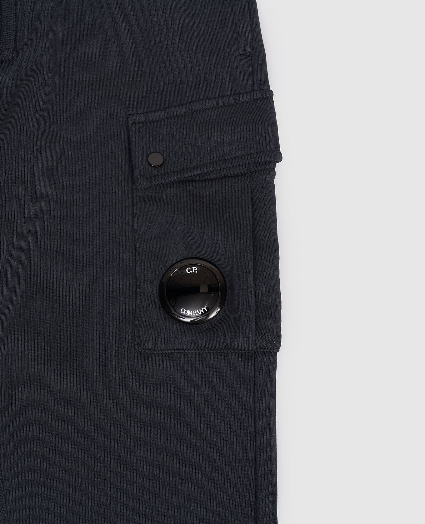 

Kids' blue cargo joggers with logo patch C.P. Company