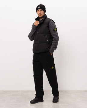 Stone Island Gray sweater with wool L2S155100031S0N20