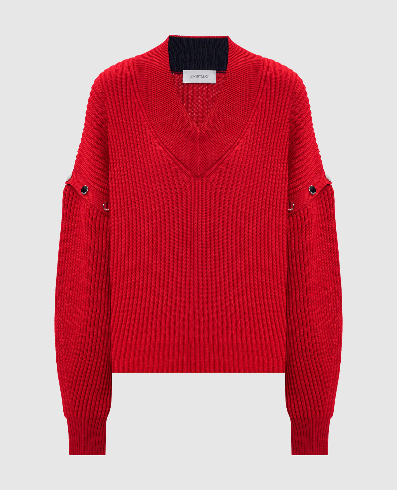 

Red TAY pullover with removable sleeves Max Mara Sportmax