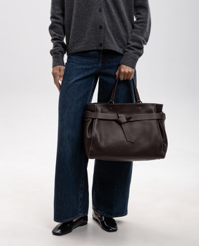 Gianni Chiarini Miranda brown leather tote bag BS11887RNGFRSH
