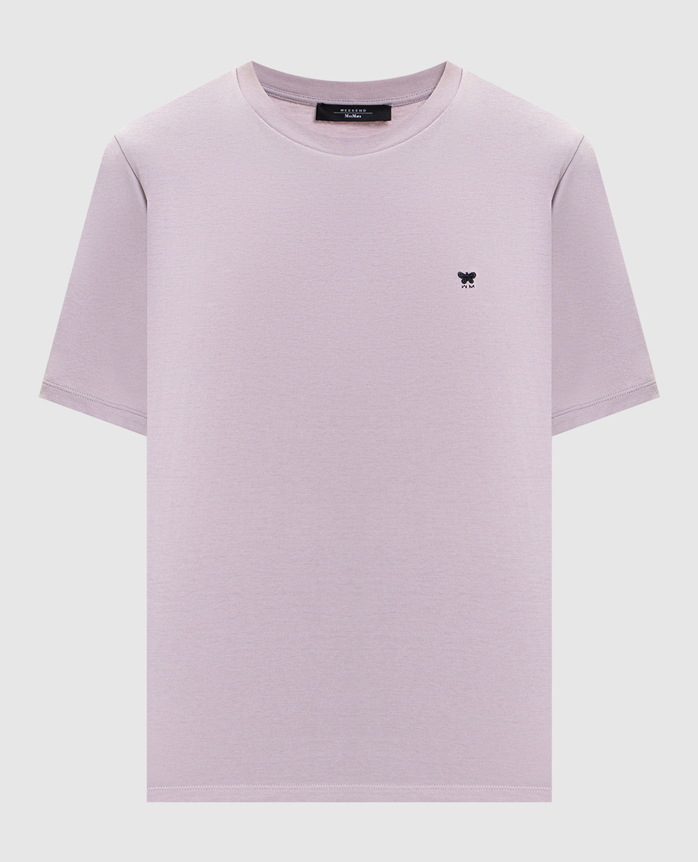

Purple WKDVENACO T-shirt with embroidered emblem Max Mara Weekend, Violet