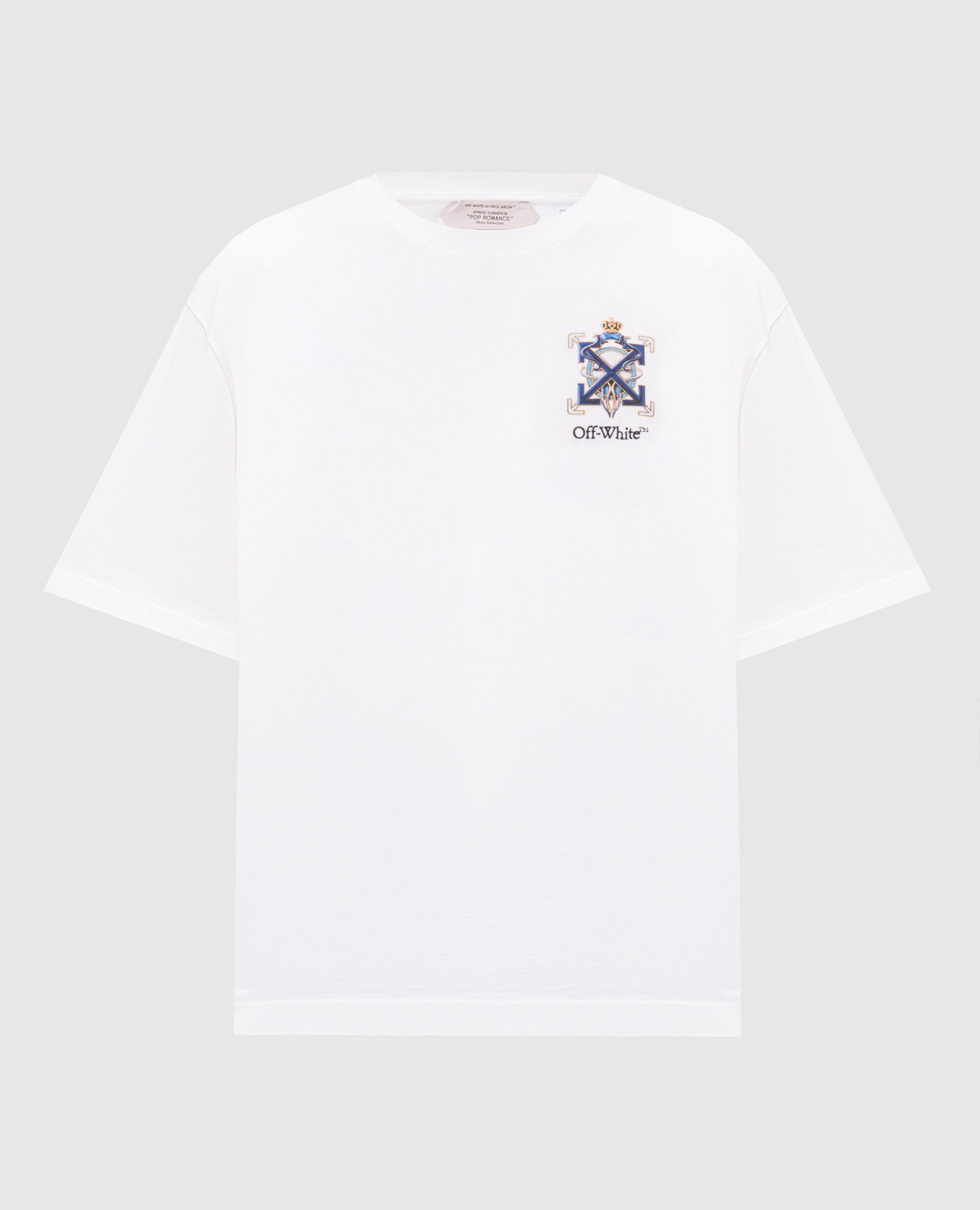 

Jewel Arrow white T-shirt with crystals Off-White
