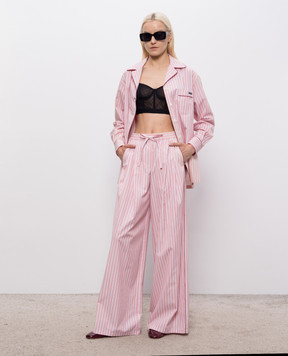 Dolce&Gabbana Pink striped shirt F5U28TFR517