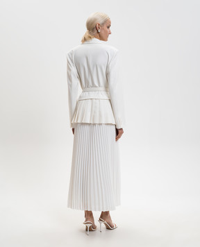 Simkhai Alexandra white dress with double design 1261257F