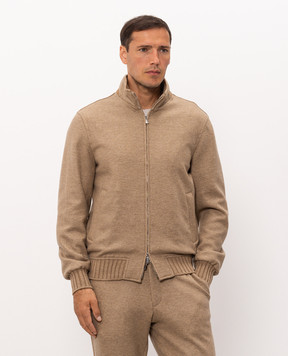 Enrico Mandelli Beige cashmere jacket 4T703A5428