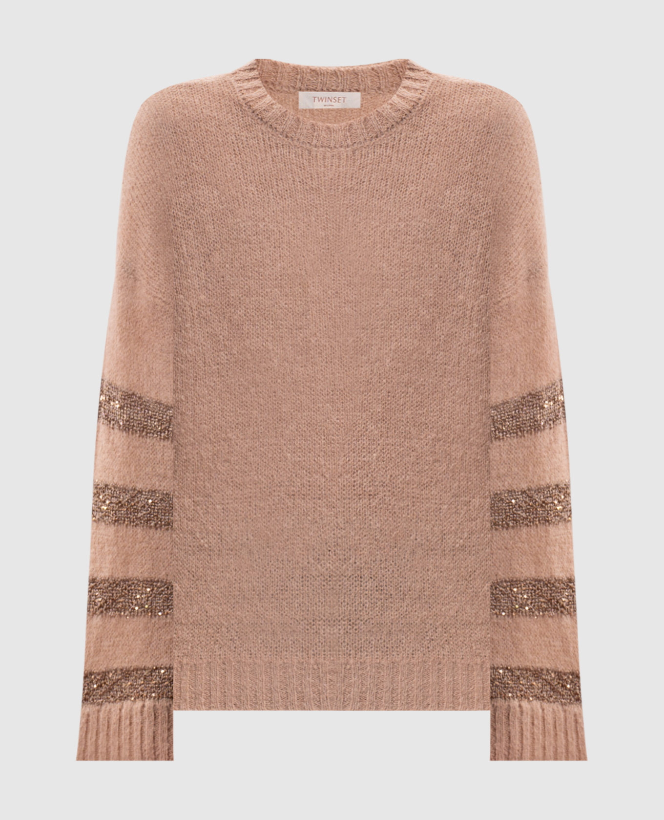 Beige alpaca sweater