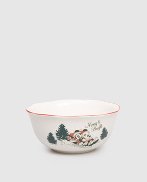 Disney White ceramic bowl Mickey & Minnie DN25339