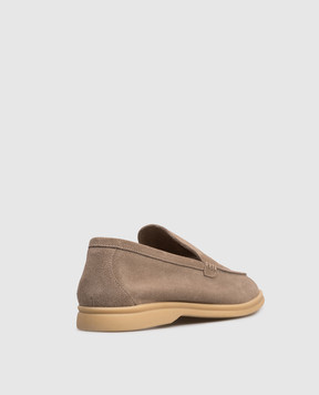 Lanciotti De Verzi FELIX beige suede loafers FELIXLIGHTCACHEMIRE
