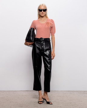 Twinset Black pants with belt 262TP2051