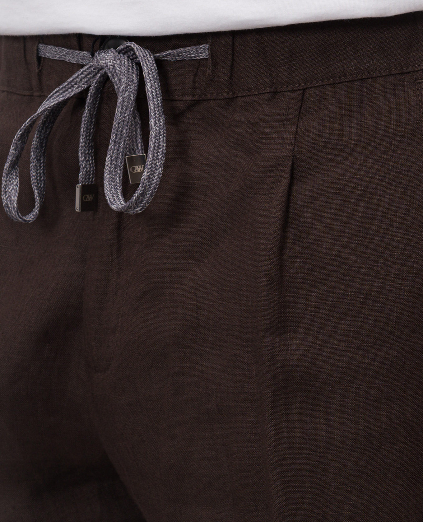 

Brown linen shorts Cashmere&Whiskey