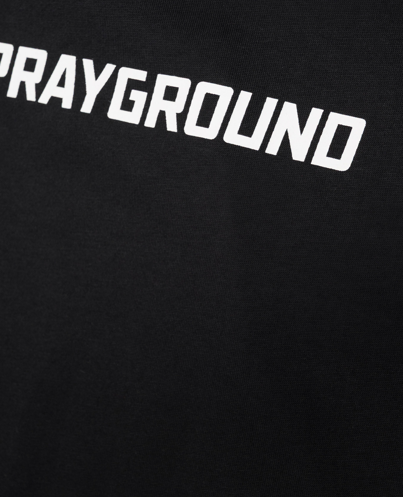 Children's black T-shirt with logo print Sprayground 3