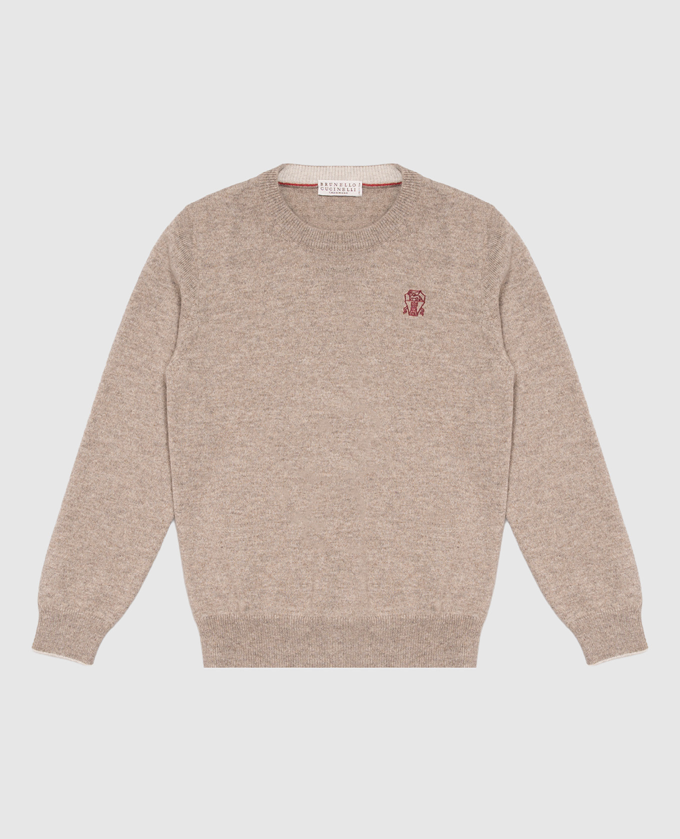 Children's gray cashmere sweater