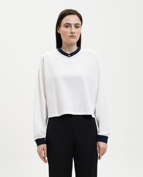 Versace White longsleeve with emblem 10245091A17894