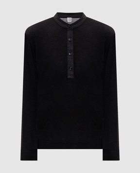 Toteme Black wool and silk jumper 253WRT0524YA0190