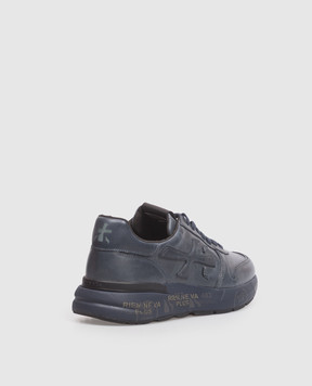 Premiata Mick 1807 blue leather sneakers MICK1807
