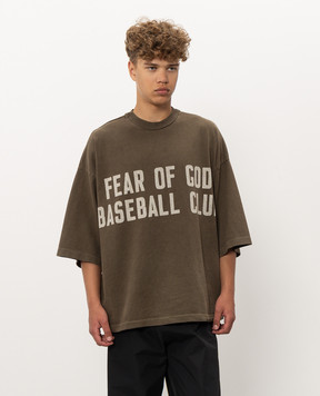 Fear of God Khaki T-shirt with print FG9M109960HWJ