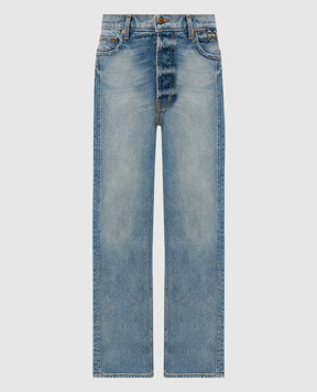 Rhude TRAXEDO blue jeans RHPS26DP01012