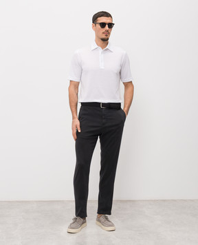 Kiton Black pants with patch UPLACK0606H