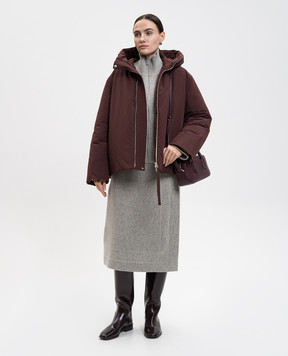Jil Sander Gray skirt with wool on the smell J02MA0310J14804