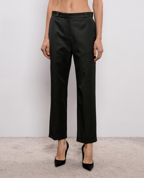 Tom Ford Green pants with lapels PAW679FAX1668