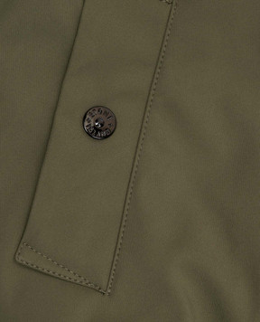 Stone Island Children's green jacket with patch L2S16Q100001S0B221012