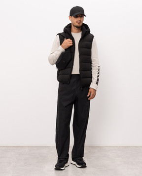 Moncler Arinella black down vest L20911A00092599KJ