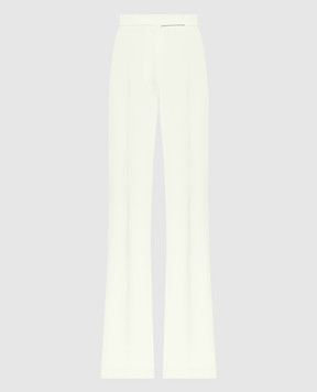 Tom Ford Ivory wool and silk trousers PAW685FAX1666