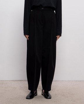 Toteme Black cotton pants 263WRB0417FB0490