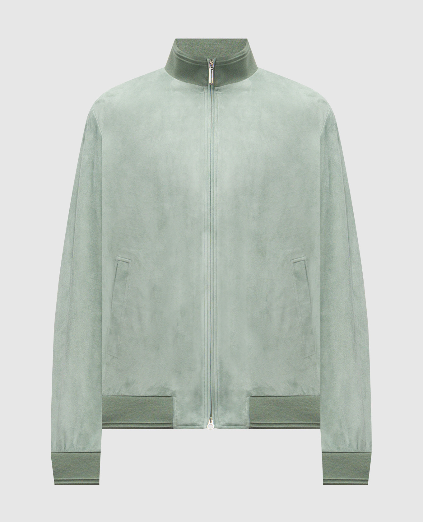 Green suede jacket