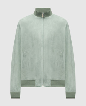 Stefano Ricci Green suede jacket M7J5100290SUEJI3