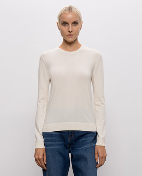 Max Mara Weekend SICILIA ivory sweater with silk and wool WKDSICILIA