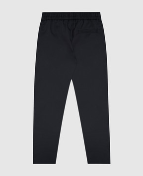 Dolce&Gabbana Children's blue wool pants L45P52FUZEM814