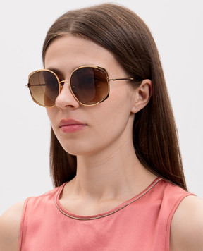 Tom Ford SOFIA gold sunglasses FT1349
