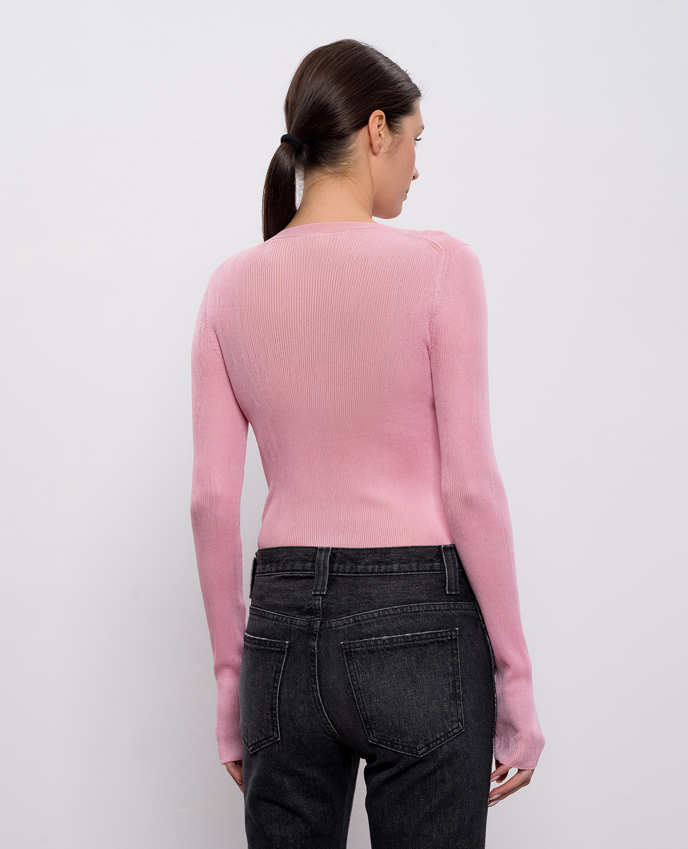 

Pink silk top Khaite