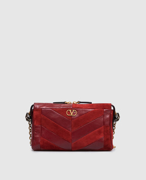 Valentino Red leather Panthea bag with Swarovski crystals 9W2B0S99DED